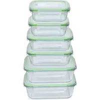 24.Se Boîtes de conservation alimentaires, 12 pièces, 3 tailles différentes