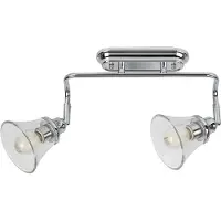 Rabalux ANTOINE 3208 Applique E14 IP44 Salle de bains Éclairage Métal Verre