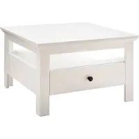 Ebuy24 Universal Table basse 70 x 70 cm, blanc.