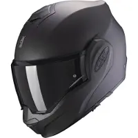 Scorpion EXO-Tech Evo Solid, casque modulaire ,Noir Mat ,S
