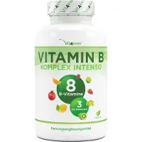 Vit4ever Vitamine B Complexe Intenso - toutes les 8 vitamines B + 3 co-facteurs - 240 gélules
