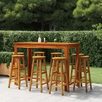 Prolenta Maison Exclusive - Tabourets de bar lot de 8 bois massif d'acacia