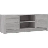 Syfax Meuble TV sonoma gris 102x30x37,5 cm bois d'ingénierie