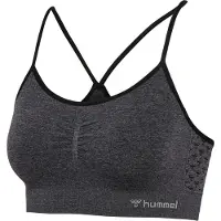 Hummel Soutien-gorge de sport gris clair / noir
