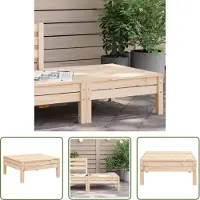 The Living Store Tabouret de jardin en pin massif