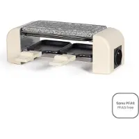 Livoo Gril à raclette raccordable - - DOC310C - 2 personnes - 450 W - thermostat automatique