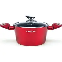 Excelsa Casserole Phoenix 20 Cm Aluminium Rouge