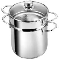 KOPF Tête Pot à pâtes Macaroni 20 Cm - Acier inoxydable, 122494
