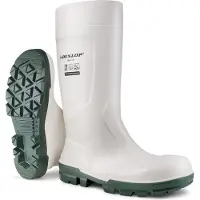 Dunlop Botte agro alimentaire s4 Pvc work it Blanc T.45 - - NB1JB01