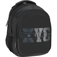 Starpak Euro Trade Sac à dos scolaire pour enfants New York : noir-00 Assortiment de couleurs : noir-00