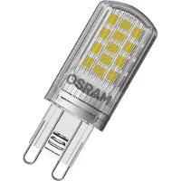 Osram Star PIN Ampoule LED pour culot G9, verre clair, blanc chaud (2700K), 470 lumens, remplace les ampoules traditionnelles 40W, non régulable, par 5