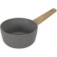 Spies Online Casserole en céramique avec revêtement antiadhésif - Ø 20 cm - Convient pour l'induction, le gaz, l'électricité et les plaques de cuisson en céramique - Gris