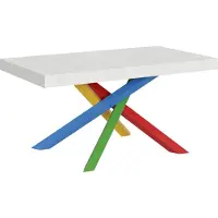 Itamoby Table Extensible 90X160/420 Cm Volantis Structure Frêne Blanc 4/B