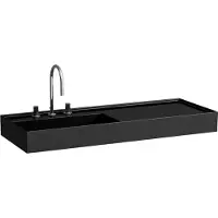 Laufen Kartell lavabo, encastré, tablette à droite, 2 trous pour robinetterie, sans trop-plein, 1200x460mm, H8133320208151