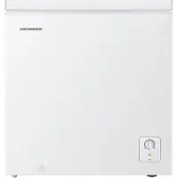 Usorteret HCF-HS191E++ Congélateur bahut 191 L, Thermostat mécanique réglable, Avec 1 panier, Blanc