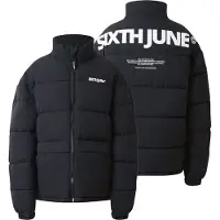 Sixth June Doudoune homme logo imprimé black S