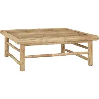 Syfax Table de jardin 65x65x30 cm Bambou