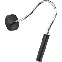Sollux Applique AXIL noir 1xG9 8W acier 52x52x8cm