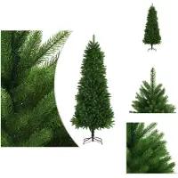 vidaXL Sapin de Noël artificiel Aiguilles naturelles 240 cm Vert - Sapins de Noël