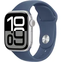 Apple Watch Series 10 OLED 42 mm Numérique 374 x 446 pixels Écran tactile 4G Argent Wifi GPS (satellite)