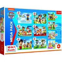 Trefl Puzzle Paw Patrol MEGA PACK 10v1