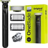 Philips Rasoir pour homme Norelco OneBlade QP1424/10, tondeuse à grille, couleur charbon