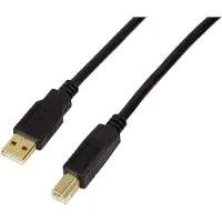 Logilink Câble USB 2.0 USB A/M vers USB B/M Amplificateur noir 20 m