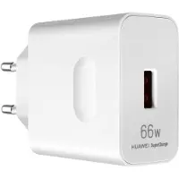 Huawei , alimentation d'origine USB (66W, SuperCharge), blanche