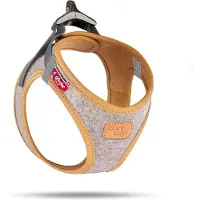 Curli Alpine Clasp Vest, Dog, Vest Harness, L, Grey, Yellow, Monochrome