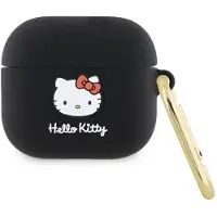 Hello Kitty Hka33Dkhsk Airpods 3 Coverczarny/Black Silicone 3D Kitty Head