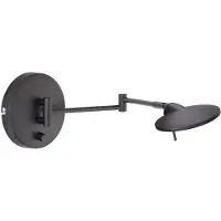 TRIO Leuchten - Applique murale moderne noire ajustable incl. LED - Kazam | salon | chambre | cuisine - acier organique - | (non interchangeable) LED