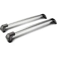 Yakima Flush Paire mixte de barres de toit télescopiques en aluminium