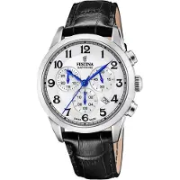 Festina Chronographe Chrono Swiss Made White