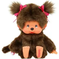 Bandai Peluche Singe - - La peluche fille originale - Monchhichi - 20 cm