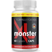 Glory Products OÜ Monster XL Caps (60 capsules) | Amour, désir & passion - Spécialement conçu pour les hommes