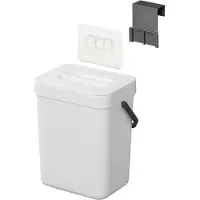Pricenet Poubelle avec couvercle 3L pour caravane/camping-car
