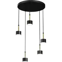 Milagro ARENA lustre lampe à suspension MLP7763 noir / or