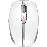 Cherry DW 9100 SLIM - Ensemble clavier et souris - sans fil - 2.4 GHz, Bluetooth 4.2 - AZERTY - français - blanc, argenté