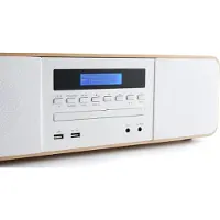BigBen Interactive MIC201IDABBT Microsystème avec station de recharge Qi BT/CD/MP3/USB/DAB+, 60 watts