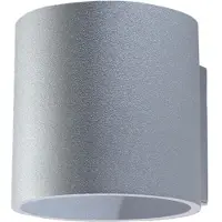 Sollux Applique ORBIS 1 gris 1xG9 8W aluminium 10x12x10cm