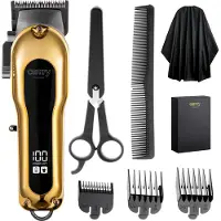 Camry Hair clipper with LCD display | CR 2844 | Cordless | Number of length steps 4 | Gold