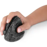 Connect IT FOR HEALTH DOODLE - Maus vertical ergonomique (+ 1x kostenlose AA-Batterie), en plastique (CMO-2705-DD)