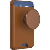 PopSockets Softgoods PopWallet MagSafe Cognac