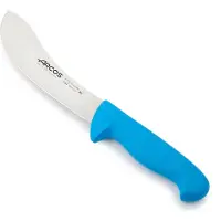 Arcos Couteau à dépouiller couleur - Prof 295423 en acier inoxydable Nitrum et mangue Polypropylène bleu ergonomique avec lame de 19 cm, vitrine