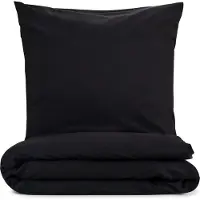 Blumtal linge de lit 155x220cm + taie d'oreiller 40x70cm - Microfibre Bed Sheets 155x220cm - 2pcs set linge de lit noir