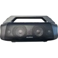 Soundcore by Anker Motion Boom Plus Bluetooth Speaker, Dual Titan Woofer, BassUp Technologie, jusqu'à 20h d'autonomie - Noir