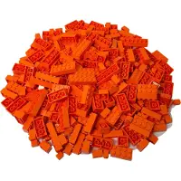 LEGO : Mélange de briques orange