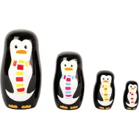 Small Foot Matriochka Famille de pingouins