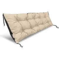 AIO Factory Coussin de jardin imperméable 120 x 40 cm pour banc en palette, beige