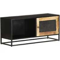 Prolenta Maison Exclusive - Meuble TV 90 x 30 x 40 cm en bois de manguier brut